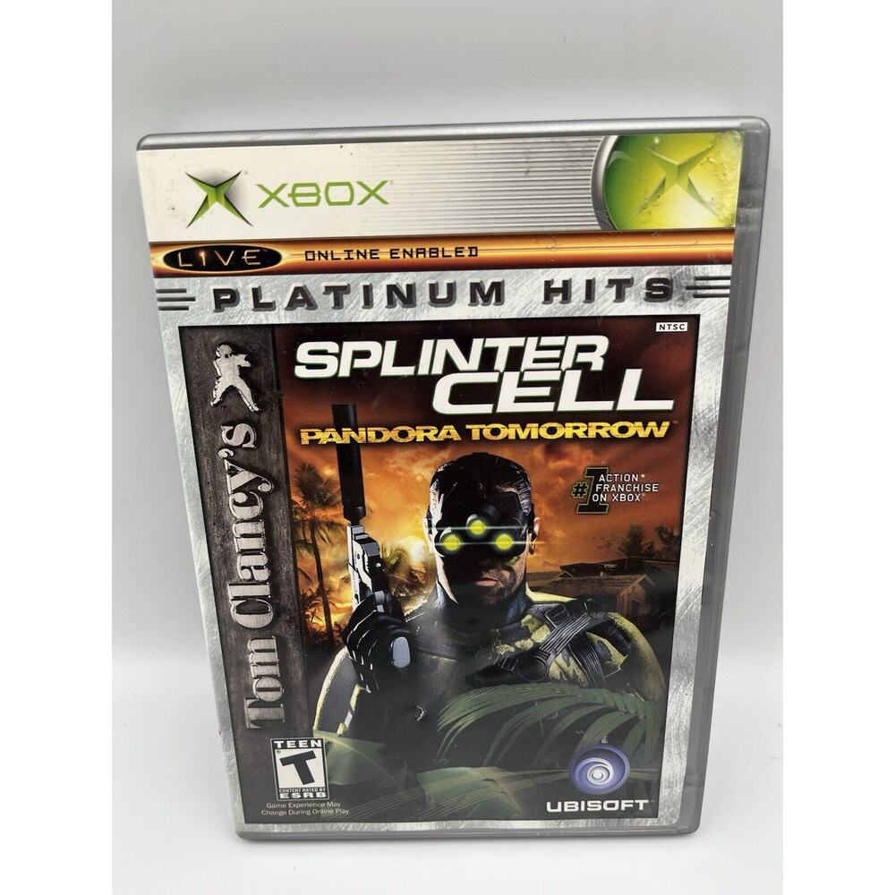 Tom Clancy's Splinter Cell: Pandora Tomorrow (Xbox, 2004) CIB And Tested